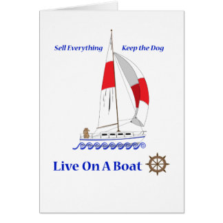 Live On A Boat Cards