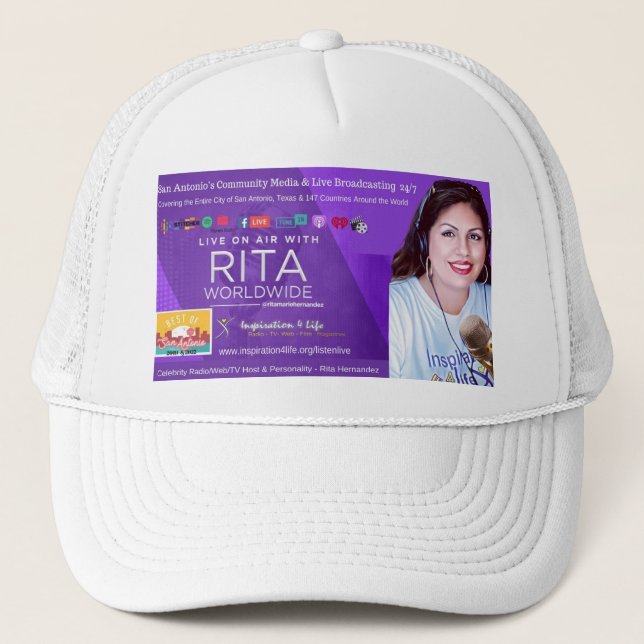 Live On Air With Rita Cap (Front)