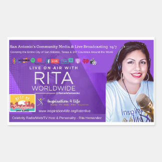 Live On Air With Rita Sticker