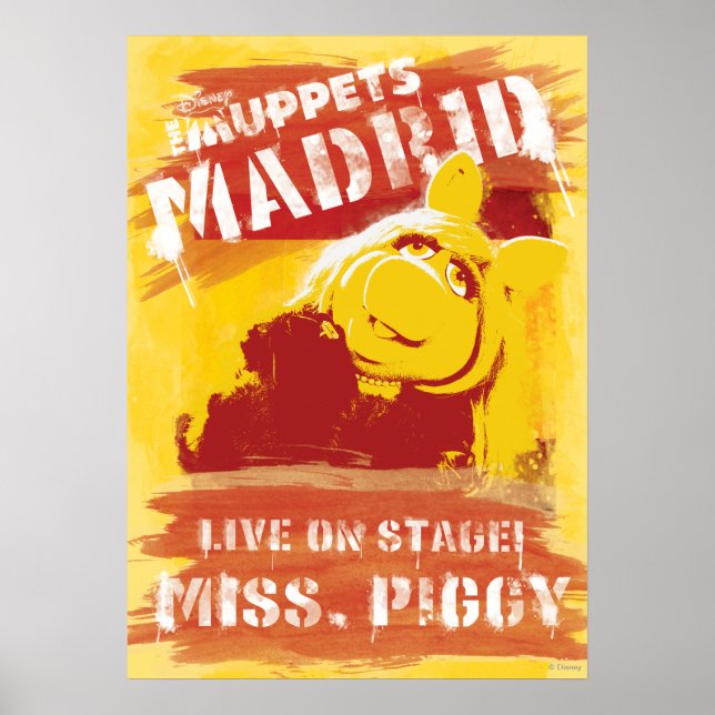 Live on Stage! Miss Piggy Poster (Front)