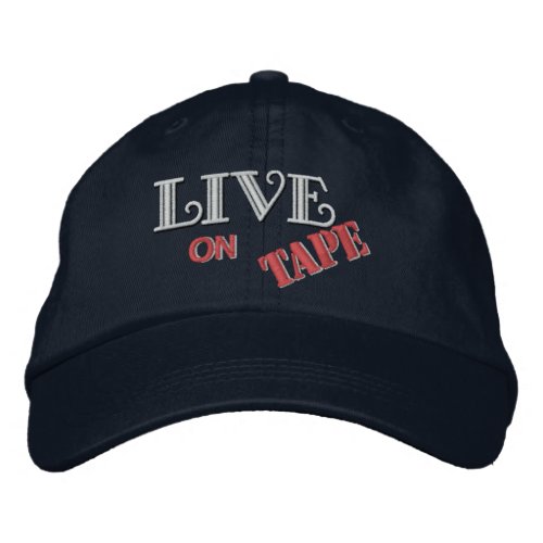 Live on Tape logo Embroidered Baseball Cap