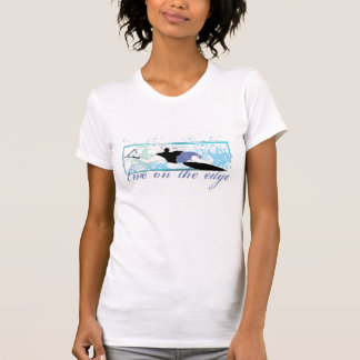 Live on the Edge Slalom Waterski Tee