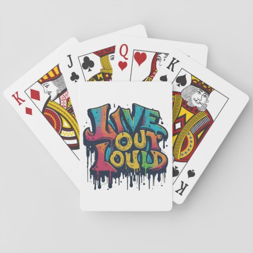Live Out Loud Playing Cards