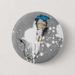 LIVE! PUNK DUDE BUTTON