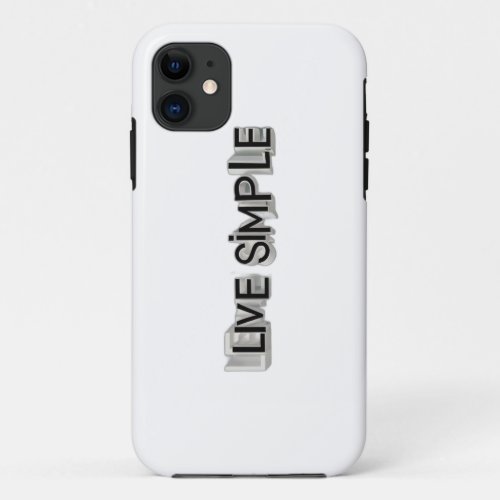 Live simple iPhone 11 case