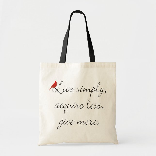 Live Simply Bag (Front)
