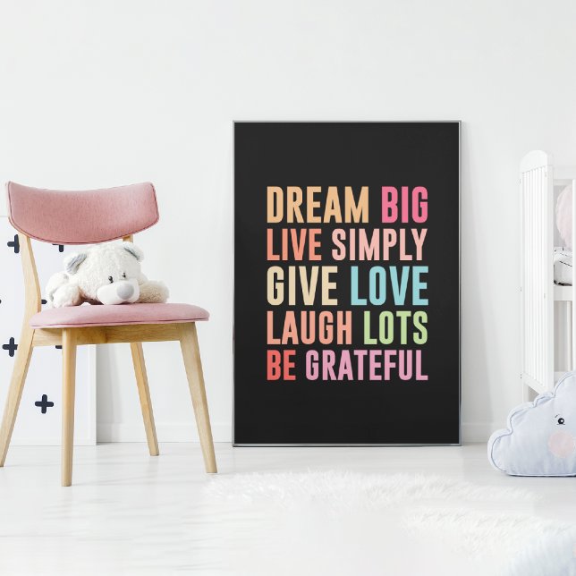 Live Simply Dream Big Wood Wall Art (Creator Uploaded)