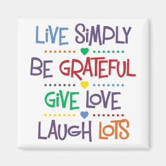 Live Simply Magnet