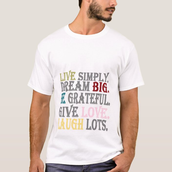 live simply shirt