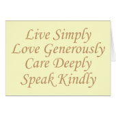 Live Simply yellow (Front Horizontal)