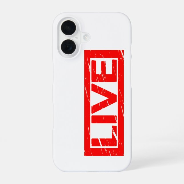 Live Stamp Iphone Case (Back)