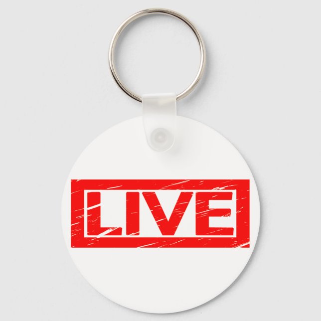 Live Stamp Keychain (Front)
