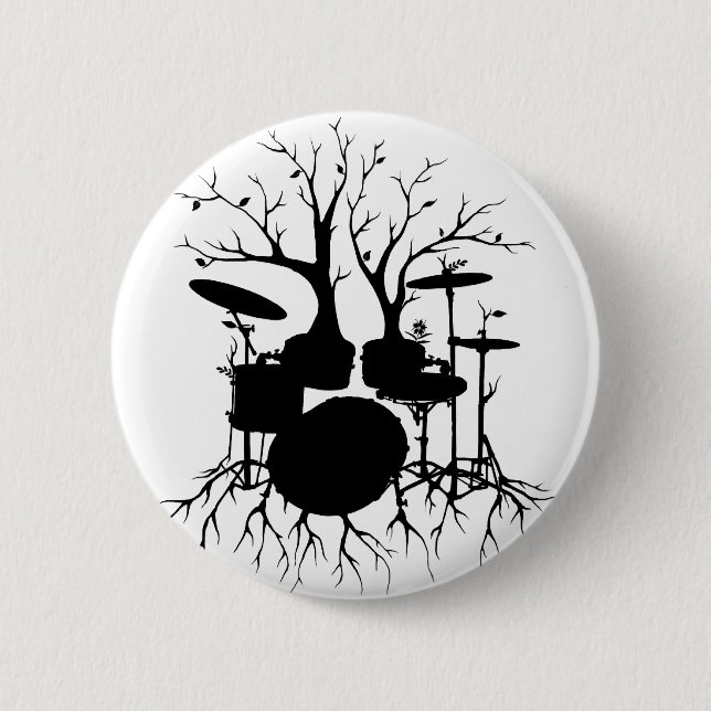 Live the Beat to the Tempo of Creation ~ drum Button (Front)