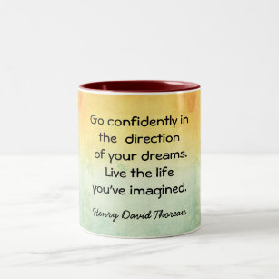 Thoreau Imagination Quote Drinkware Zazzle