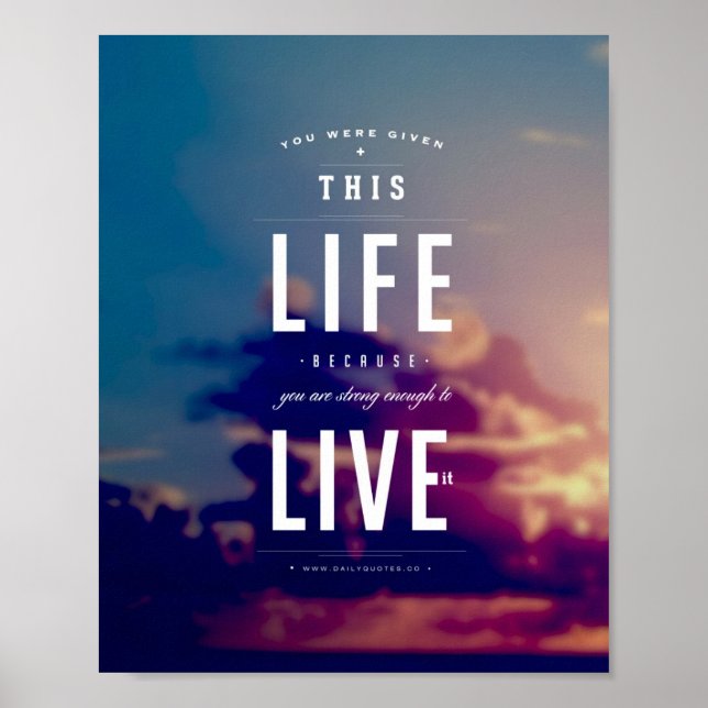 Live This Life - 8"x10" Art Print (Front)
