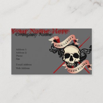 Live To Craft Business Card by needledamage at Zazzle