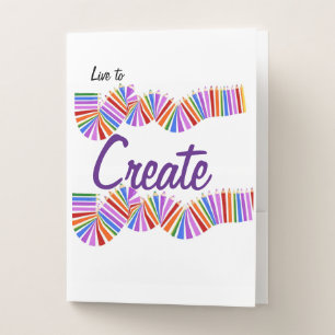  Live to create folder great for kids artwork