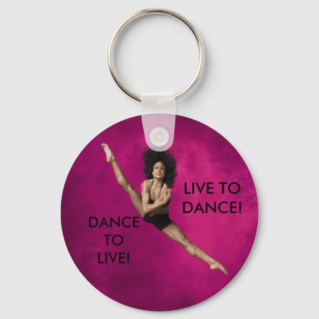 LIVE TO DANCE KEYCHAIN (Front)