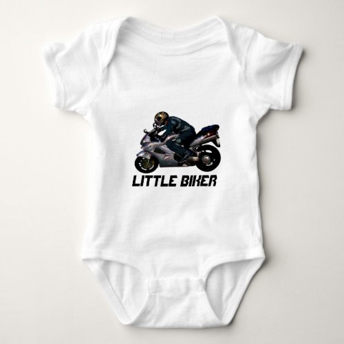 Live To Ride Motorbiker Baby Bodysuit