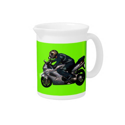 Live To Ride Motorbiker Drink Pitcher