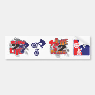 Live to Ride - Ride to Live Bumper Sticker