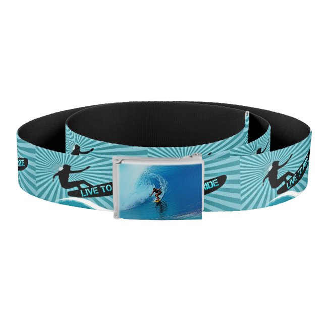 Live To Ride Surfing Wear Belt (Coil)