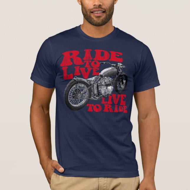 Live to ride T-Shirt (Front)