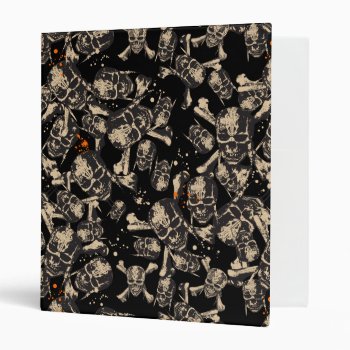 Live To Tell The Tale Pattern 3 Ring Binder by DisneyPirates at Zazzle