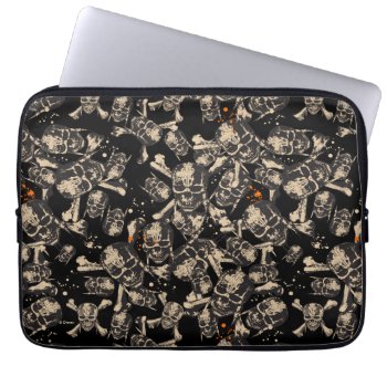 Live To Tell The Tale Pattern Laptop Sleeve by DisneyPirates at Zazzle