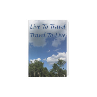 Live To Travel Passport Holder