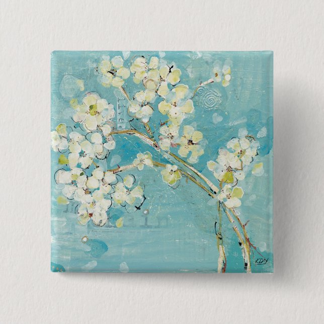 Live Turquoise Button (Front)