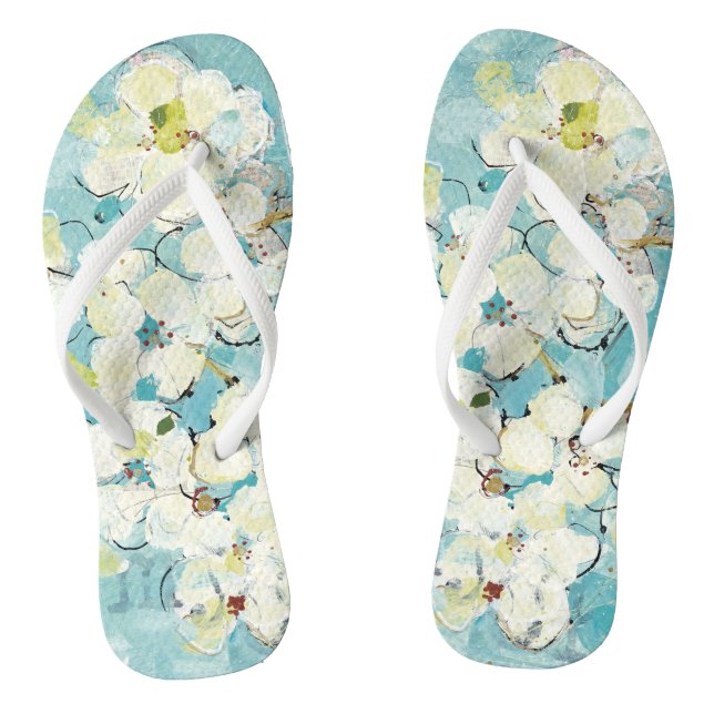 Live Turquoise Flip Flops (Footbed)