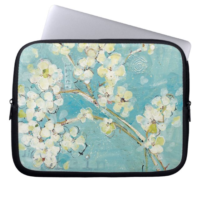 Live Turquoise Laptop Sleeve (Front)