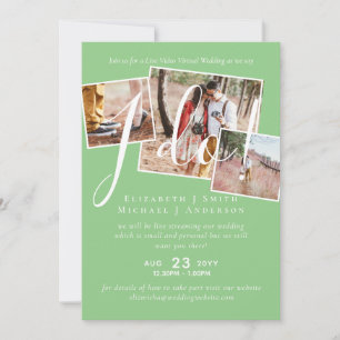 Live Video Chat Wedding or Couples Shower Invites