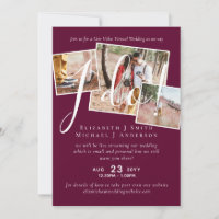Live Video Chat Wedding or Couples Shower Invites