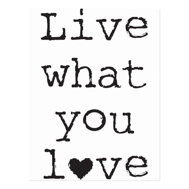 Live What You Love Cards | Zazzle