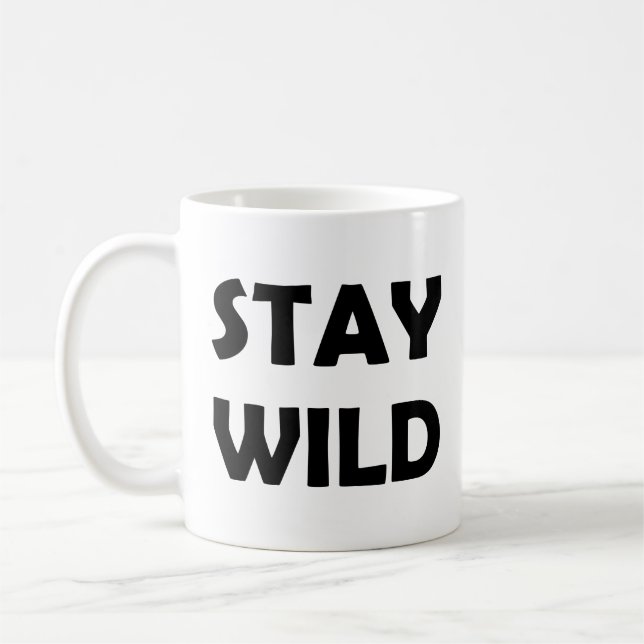 Live Wild | Free-Spirited Adventure Coffee Mug (Left)