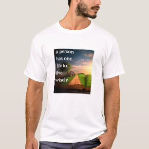 Live Wisely (v3 light) T-Shirt