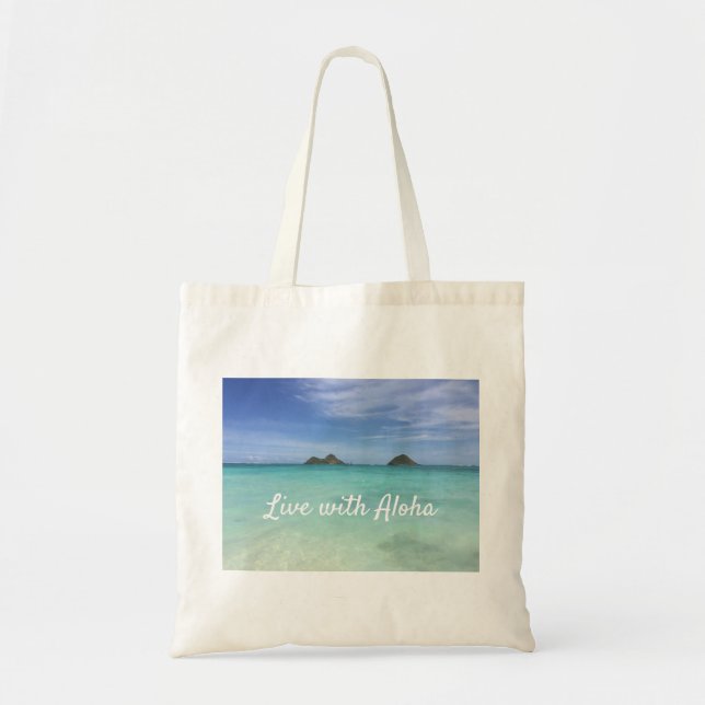 Live with Aloha Hawaii  Tote Bag (Front)