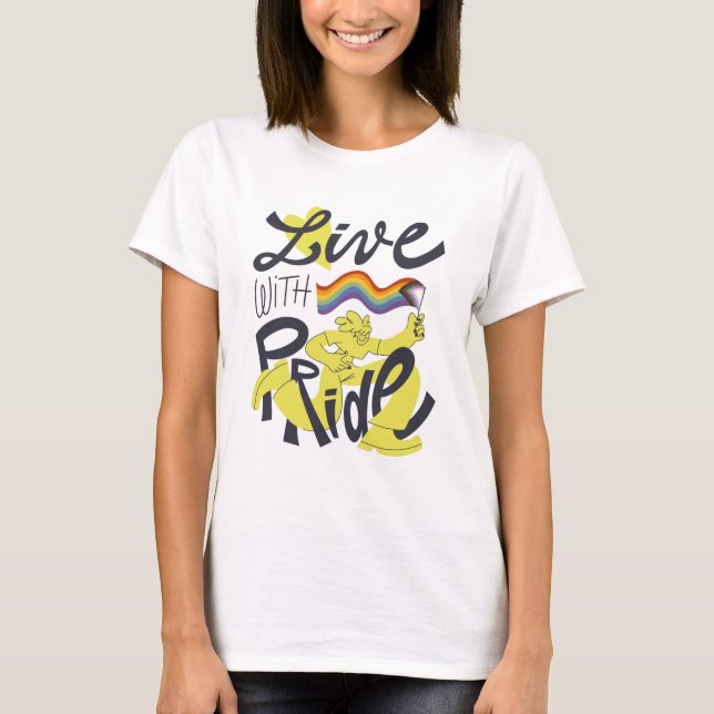 Live With Pride T-Shirt (Front)