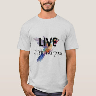 Live With Purpose | Inspirational Motivation T-Shirt