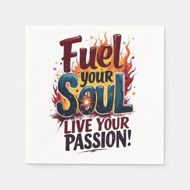 Live Your Bassion Napkins (Front)