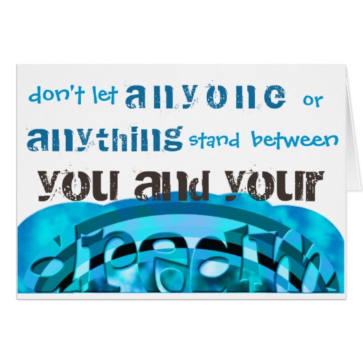 Live your dream cards (Front Horizontal)