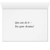 Live your dreams cards (Inside Horizontal (Bottom))
