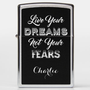 Live Your Dreams custom name & color lighter
