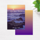 Live Your Dreams INSPIRATIONAL CARDS (Desk)