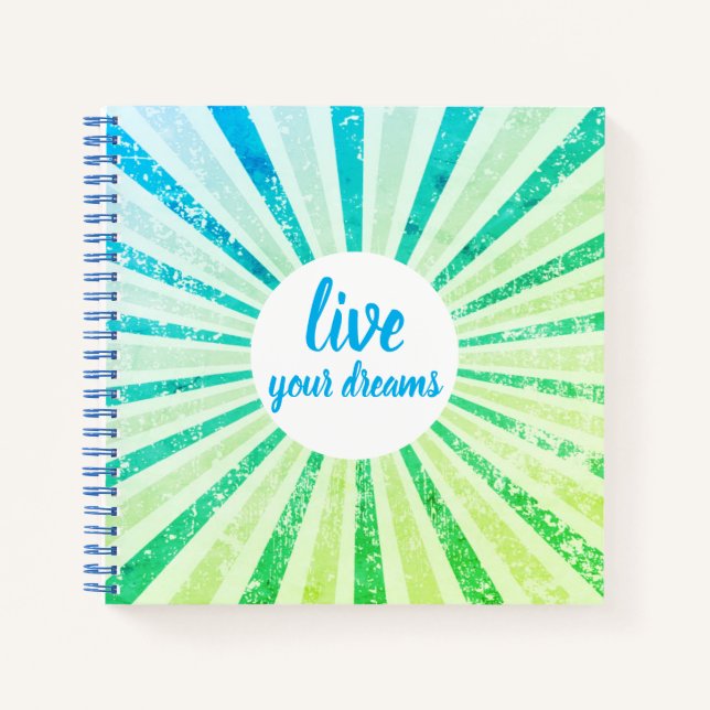 Live Your Dreams Journal Notebooks (Front)