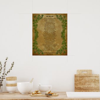 Live Your Life, Chief Tecumseh Poem, Poetry by Tecumseh, American