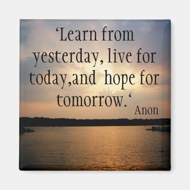 Live Your Life Magnet (Front)