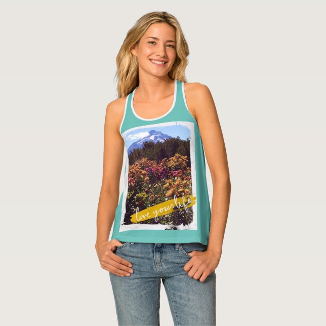 Live Your Life! Tank Top (Front Full)